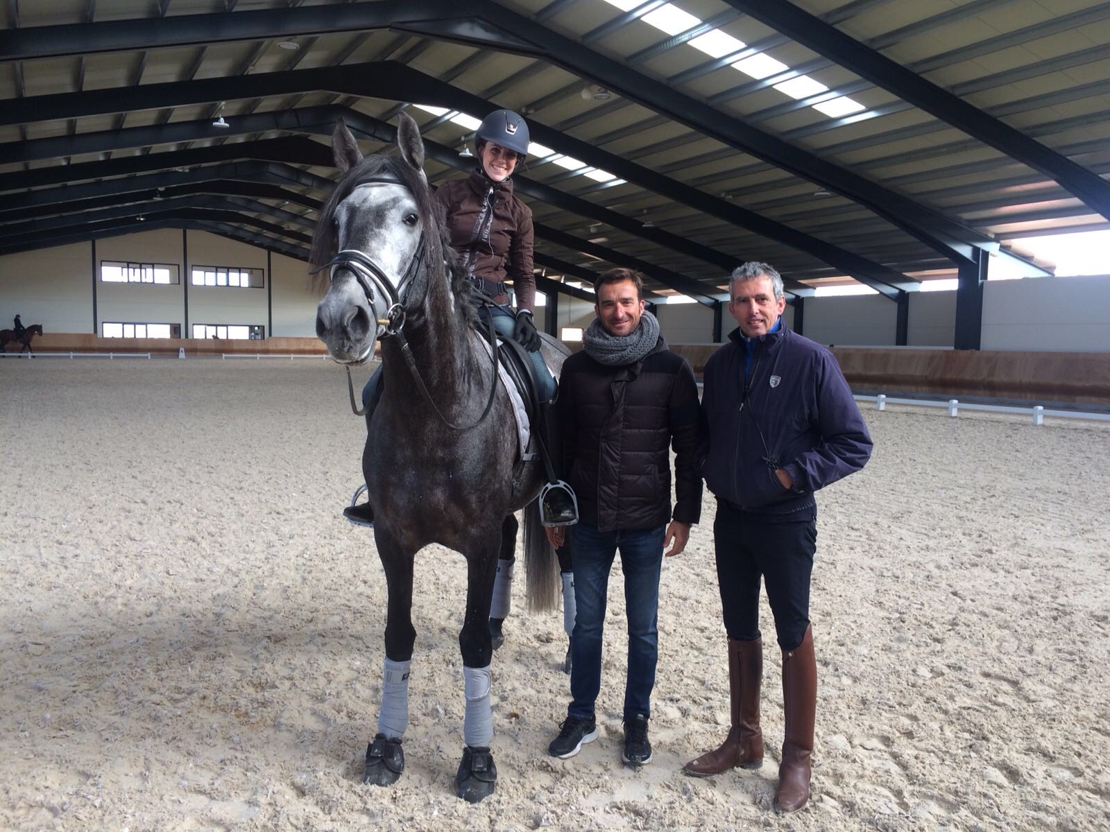 Est&iacute;baliz Dorronsoro con su potro Esbelto X, invitada a las jornadas del Plan de Desarrollo Deportivo organizadas por ANCCE